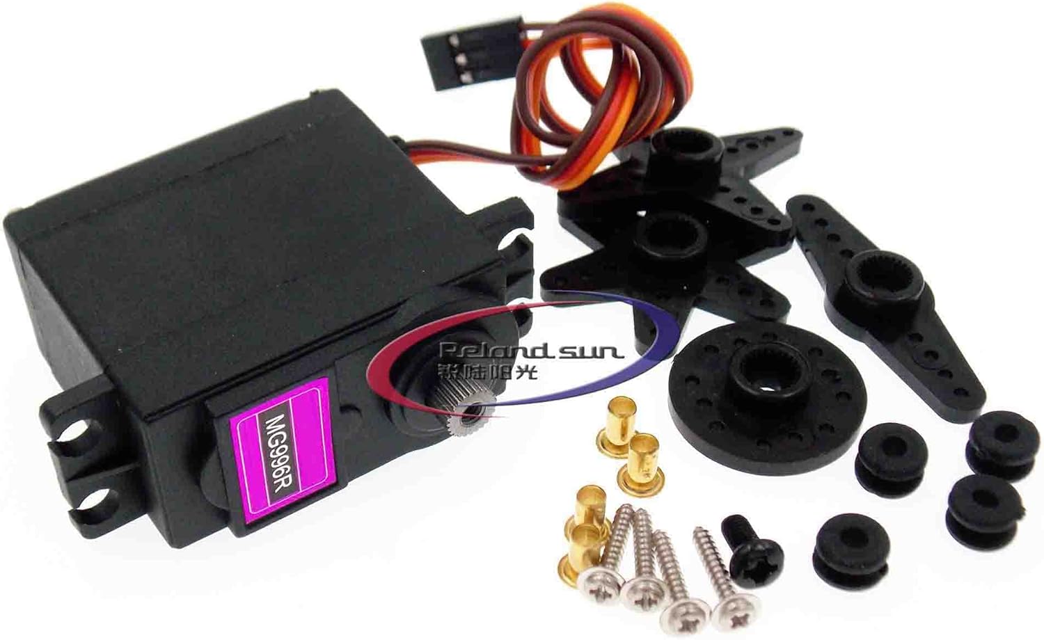 Reland Sun MG996R 0-90-180 degrees Metal Gear Servo for Torque Digital Servo