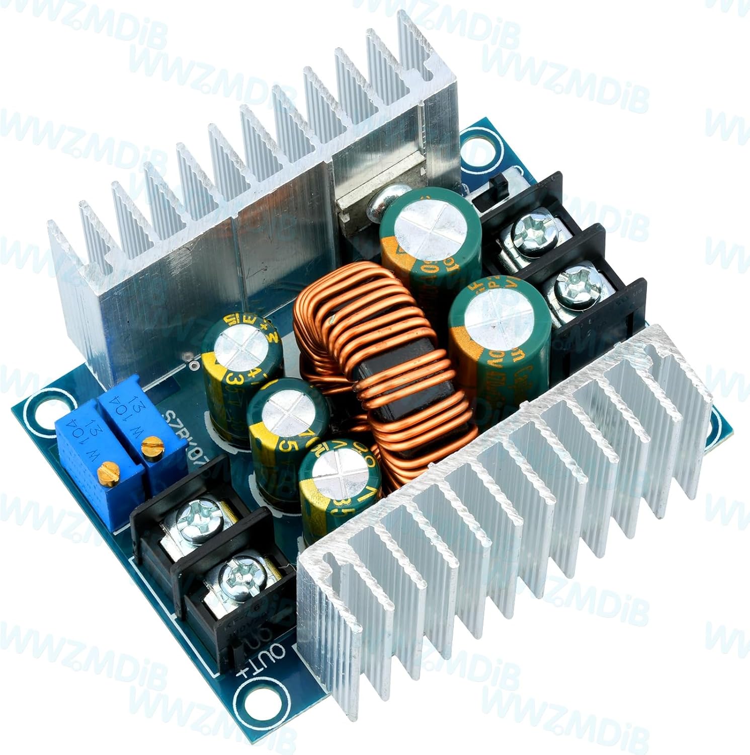 WWZMDiB Constant Current CC CV Buck Converter Module DC 6-40V to 1.2-36V 20A 300W Adjustable Step Down Voltage Regulator Power Supply Module with Short Circuit Protection Function