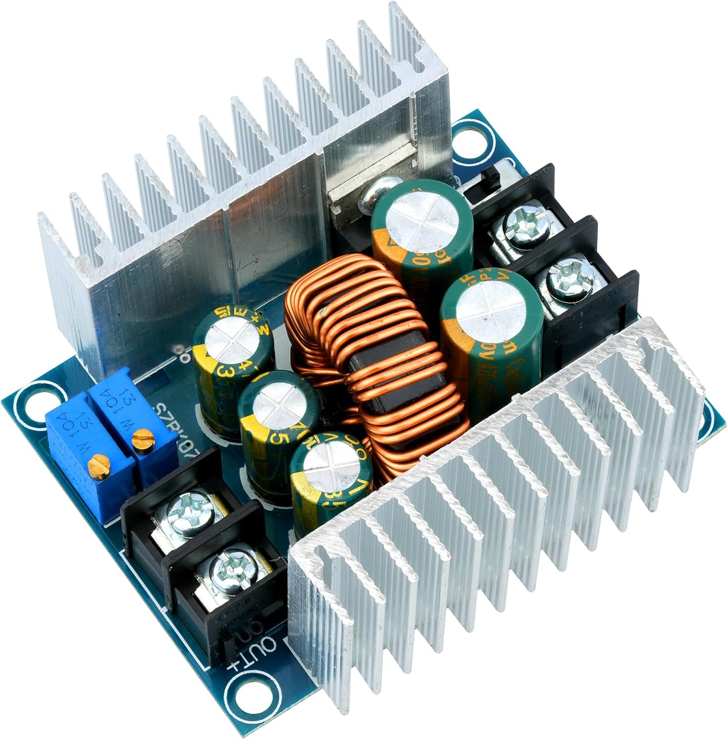 WWZMDiB Constant Current CC CV Buck Converter Module DC 6-40V to 1.2-36V 20A 300W Adjustable Step Down Voltage Regulator Power Supply Module with Short Circuit Protection Function